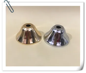 

Free shipping Metal table lamp accessory gold/silver table lamp horn for table lamp connect crafts home decoration 10pcs/lot