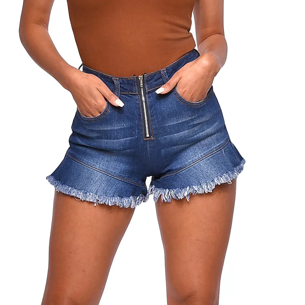 2019 Новое поступление повседневная Летняя обувь Горячая Распродажа деним Для женщин джинсы сексуальные джинсовые шорты Для женщин Дамы