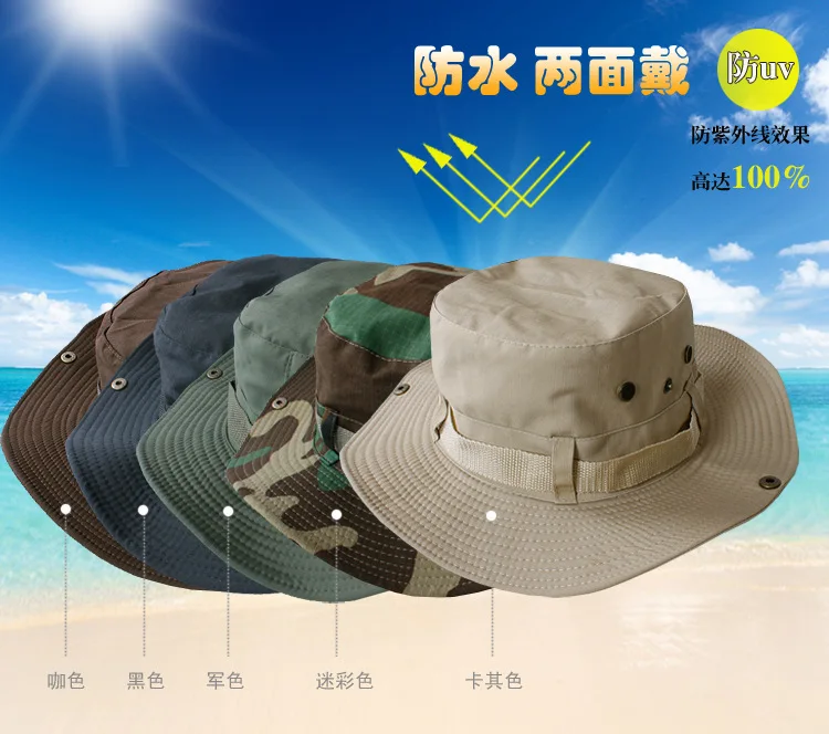Наушников ведро шляпы Модные Кепки Охота Рыбалка шляпы Защита от солнца Блок Боб Кемпинг ведро hat Кепки Защита от Солнца шляпа