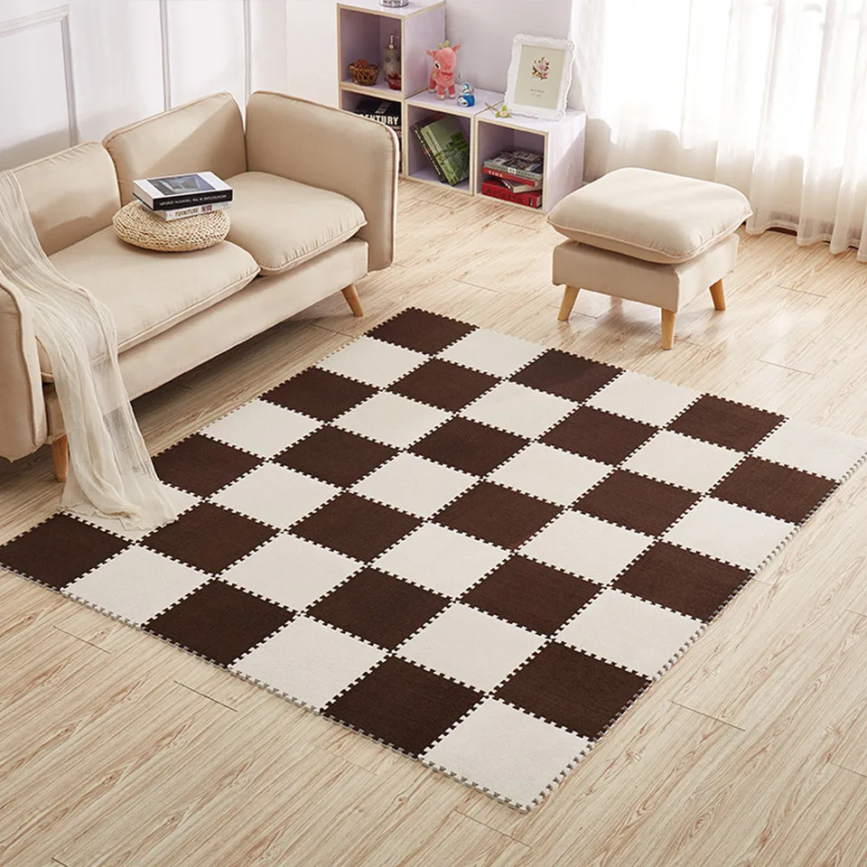 3030 Centimetri Tappeti Tapete Para Sala Bambini Tappeto Di Schiuma Puzzle Di Zerbino Eva Formica Velluto Del Bambino Eco Pavimento 8 Colori Di