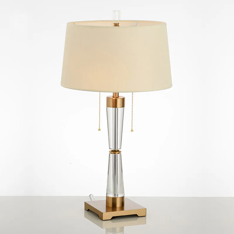

Modern Crystal Table Lamps Luxury Fashion Style Table Lamps Hotel Living Room Bedroom Decorated Useful and Comfortable Lamps
