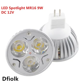 買取 100 ピース New 調光可能 MR16 9 ワットエピスター LED ライトスポットライトウォームホワイト白クールホワイトスポットライトランプ電球送料無料