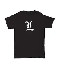 2016 fashion anime ropa de Verano Hombres Mujeres T-ShirtDeath Nota L Retro Ocio algodón Camiseta Friki de Manga Cosplay Libre gratis