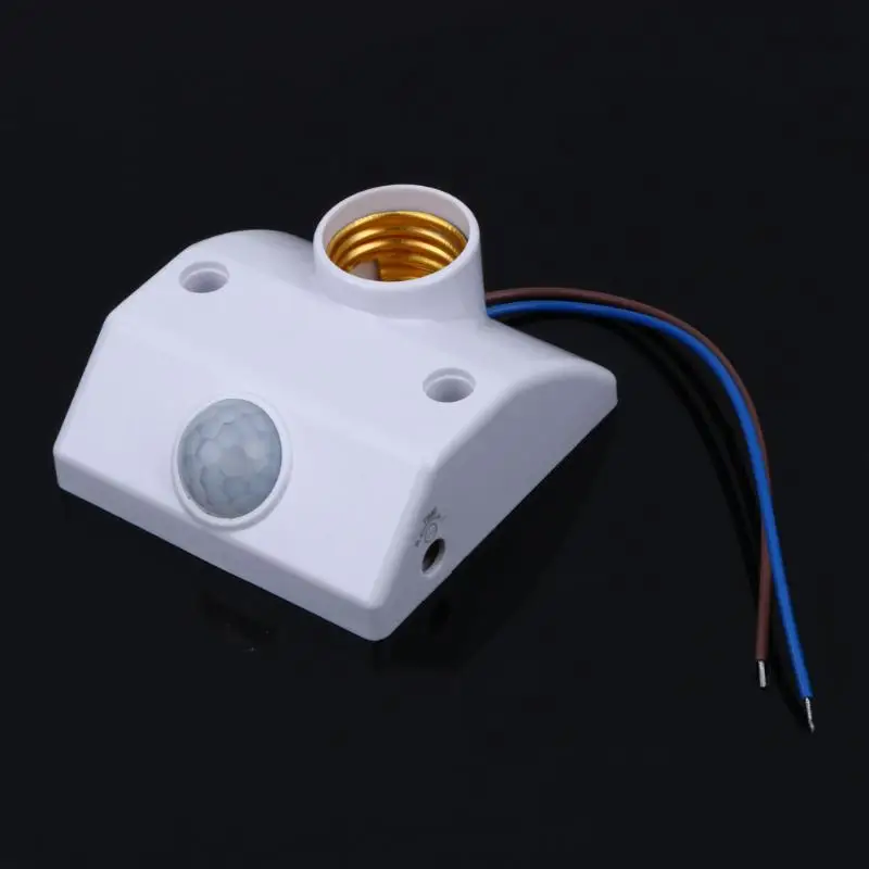 

Motion Sensor Lamp Holder Base PIR Infrared Automatic Timer Adjustable Smart Bulb Light Holder Sensor Switch 220V 110V AC E27