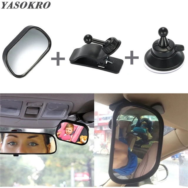 Car Baby Interior Rearview Mirror Adjustable Convex Mirror With Suction Cup  Easy to install Automobiles Interior Accessories - AliExpress