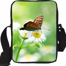 Горячая Распродажа, 3d принт бабочки, детские сумки на плечо, для детей, для девочек, сумка-мессенджер, лошадь, зоопарк, животное, для детей, детский сад, сумка для книг