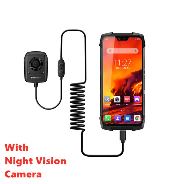 Blackview BV9700 Pro IP68/IP69K прочный мобильный телефон на процессоре Helio P70 6 ГБ 128 Android 9,0 смартфон 16+ 8 Мп Ночное Видение Двойной Камера - Цвет: With Night Vision