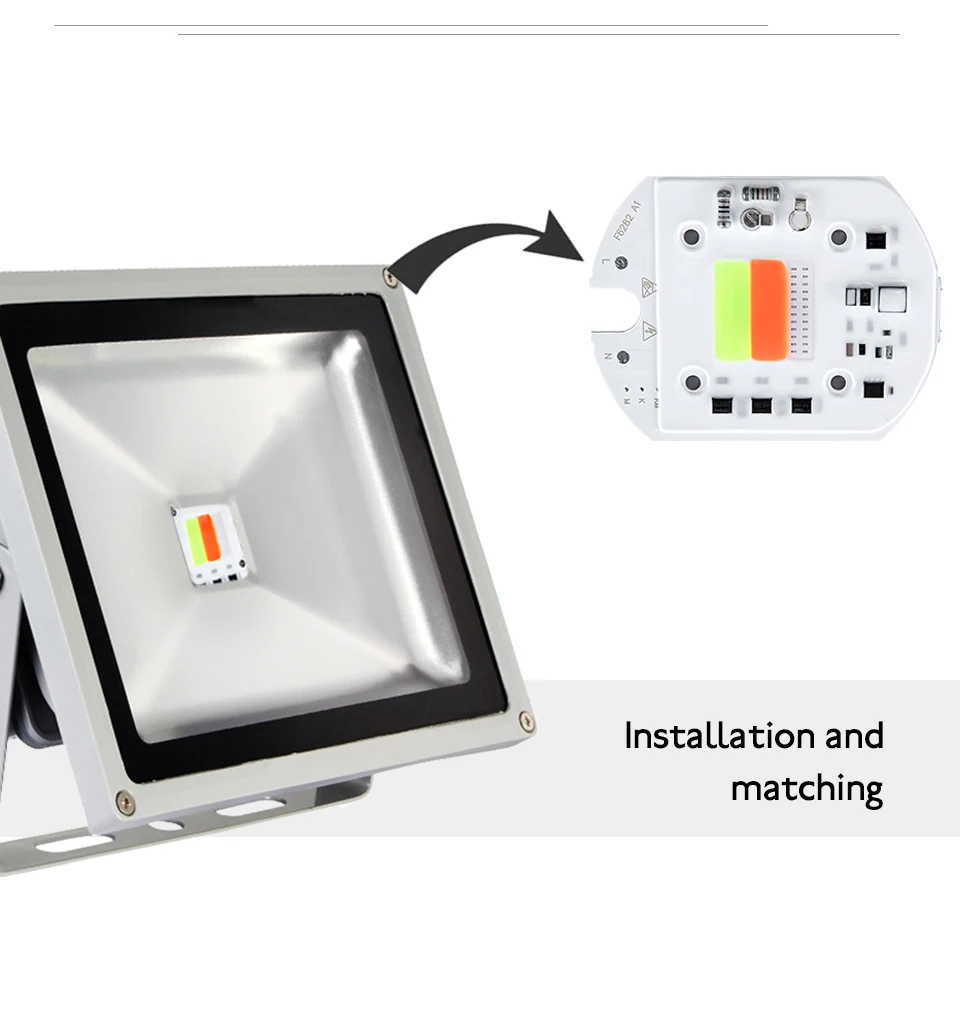 COB LED Chip Lamp 50W RGB (6)
