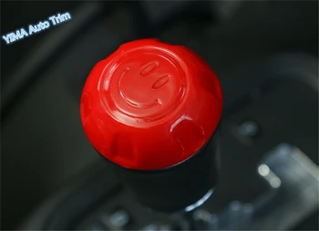 

For Jeep Wrangler 2011 2012 2013 2014 2015 2016 2017 ABS Gear Head Shift Gearshift Knob Stickers Cover Trim 2 Piece
