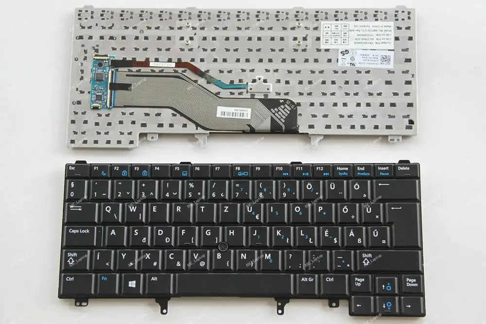 Новая HU Венгерская Magyar Клавиатура для ноутбука Dell Latitude E6420 E6430 E5420M xt3 черный с