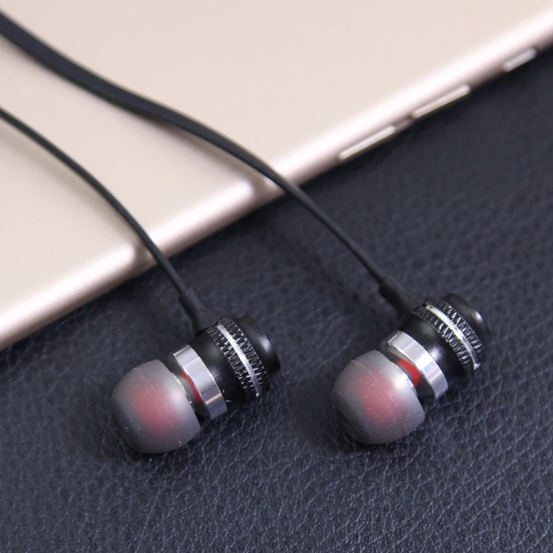 Metal Aluminum Earphone Head phone Stereo 3 5mm Quality Metal Earphones For Samsung iphone Xiaomi MP3 Auriculares Original Brand