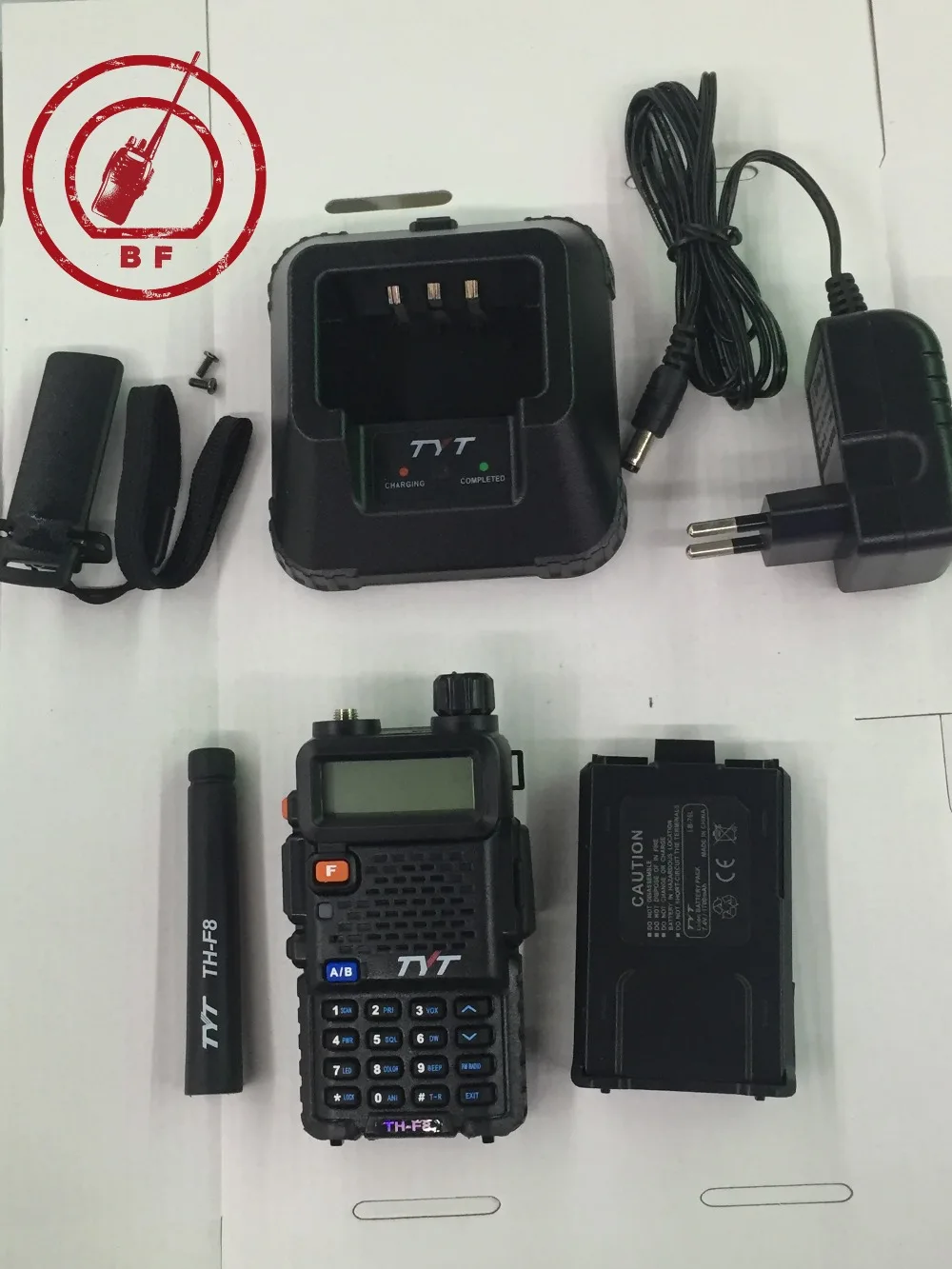 Новый Launch TYT TH F8 5 Вт VHF 136 174 МГц Ручной двухсторонний радио 1600 мАч литий ионная