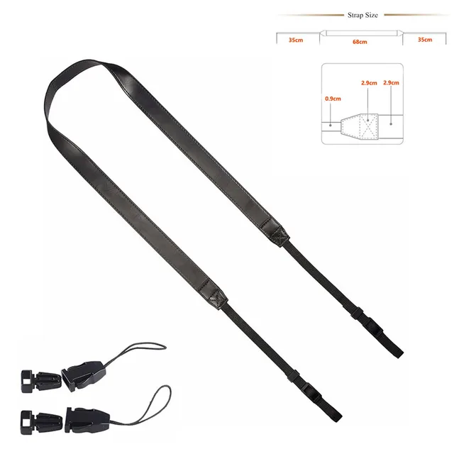 Camera Shoulder Neck Leather Strap for Canon PowerShot G3X G5X G7X G9X