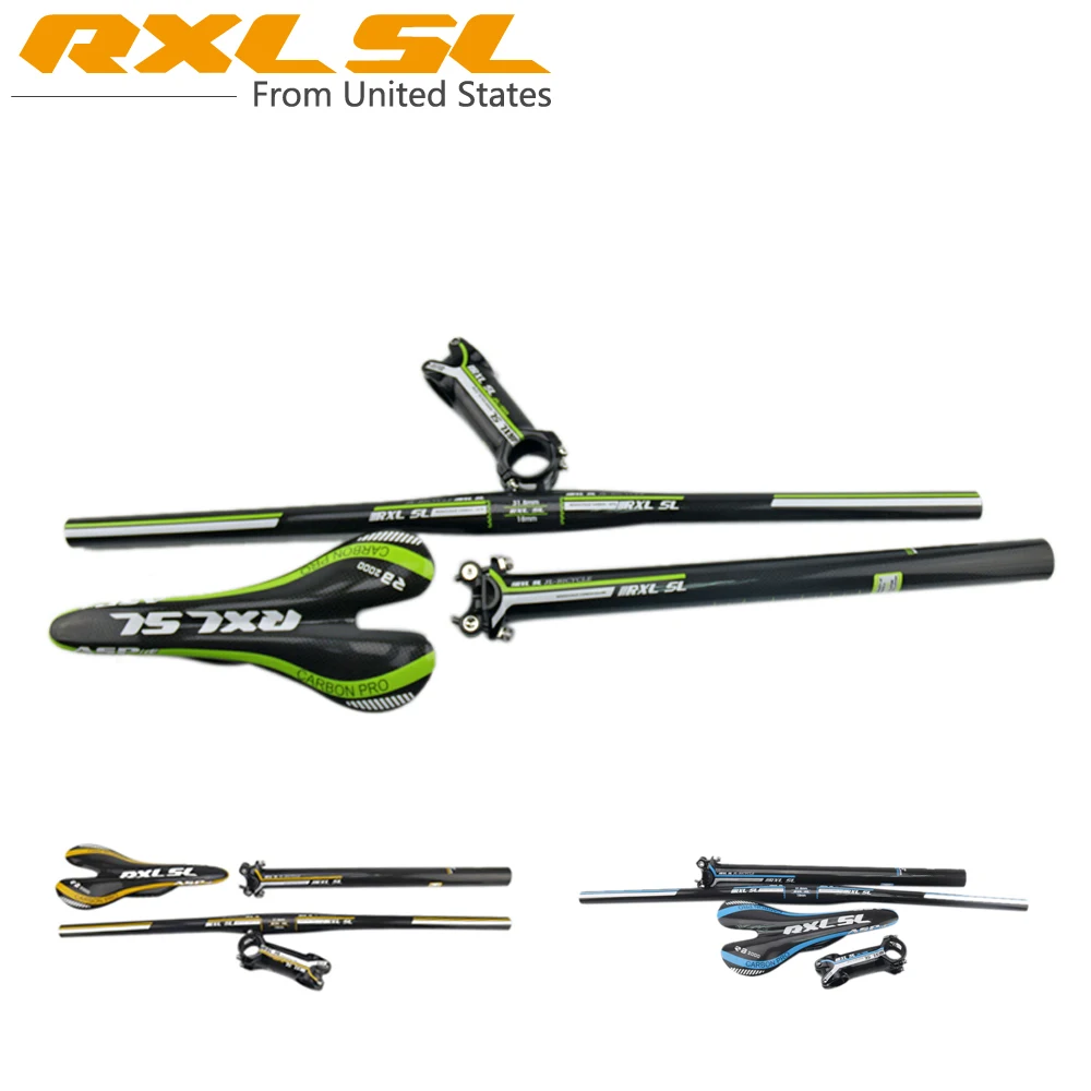 RXL SL  Carbon MTB Bike Part Set Handlebar Set +Ca...