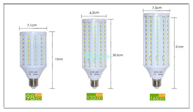 1 шт E27 E14 B22 SMD 5630 5730 24 42 60 84 98 132 165 светодиодный Светодиодная лампа-Кукуруза свет для локальных светильников освещения подвесной светильник