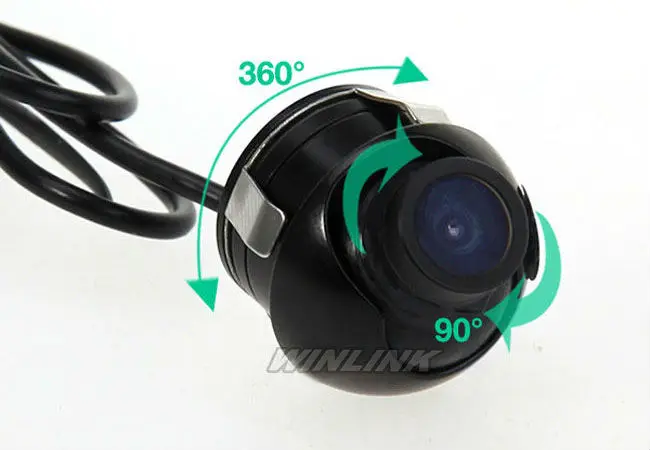 360 градусов вращения беспроводной CCD HD ночного видения автомобиля передняя/левая/правая/камера заднего вида