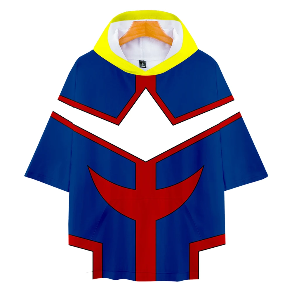Boku No Hero My Academy All Might футболка с капюшоном высокого качества 3D принтом весенне