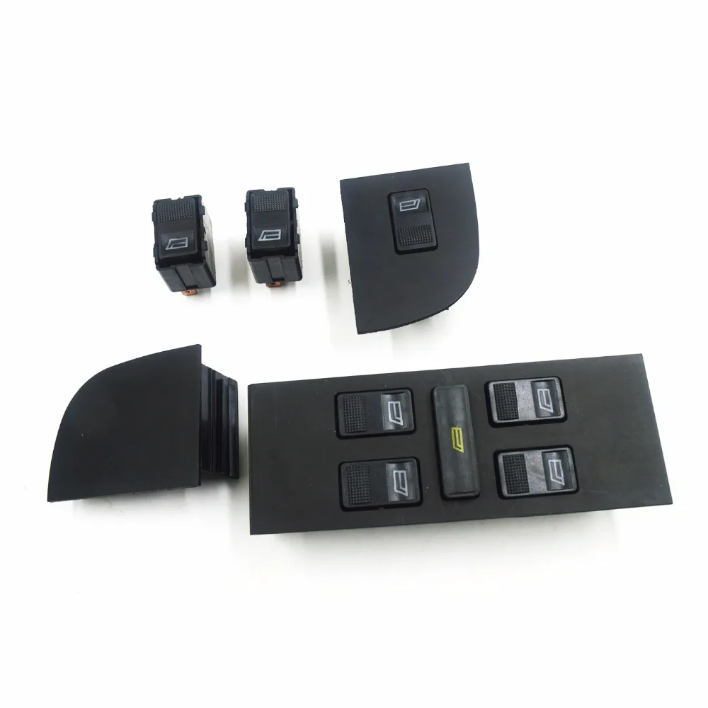 

set Electric Power Window Lifter Control Switch for Audi QUTTRO 80 90 100 200 Cabriolet (1987 -1998) 893 959 855, 893 959 859A