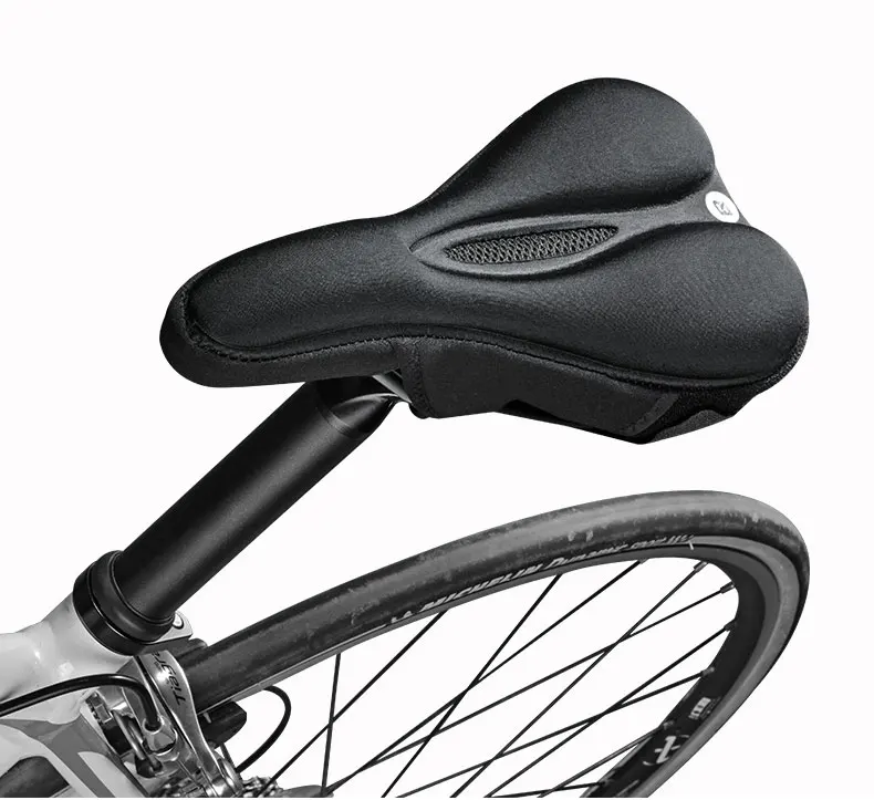 ROCKBROS, силиконовое велосипедное седло, полое, дышащее, MTB, Велосипедное Сиденье, чехол для подушки, коврик, силикагель, седло, велосипедные аксессуары