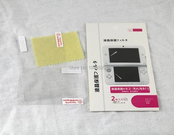 

New Promotion Hot Sale Clear Screen Protective LCD Screen Film For 3DS XL Screen Protector For 3DS LL