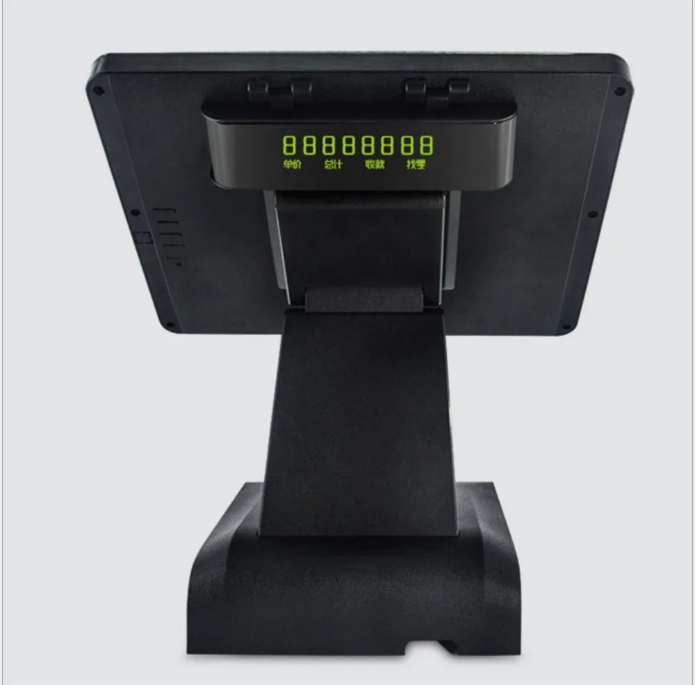 

15 Inch Pos System All In One Touch Screen PC with MSR/WIFI/VFD