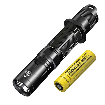 NITECORE P12GTS светодиодный фонарик Cree XHP35 HD 1800 лм дальность луча 226 м 18650 аккумулятор для использования на улице и дома - Испускаемый цвет: P12GTS NL1835