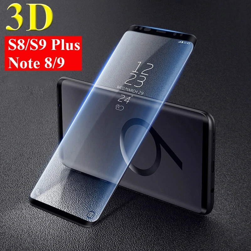

protective glass on for samsung s 8 samsum galaxy s8 screenprotector glaxy s9 s9plus s8plus note 8 9 s6 edge sm 8s tremp glas 3D