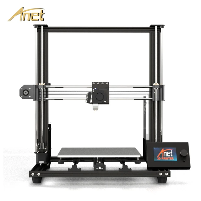 Best Quality 2019 New Anet A8 plus Upgrade 3D Printer Kit Plus Size 300*300*350mm High Precision Metal Desktop 3D Printer DIY Impresora 3D