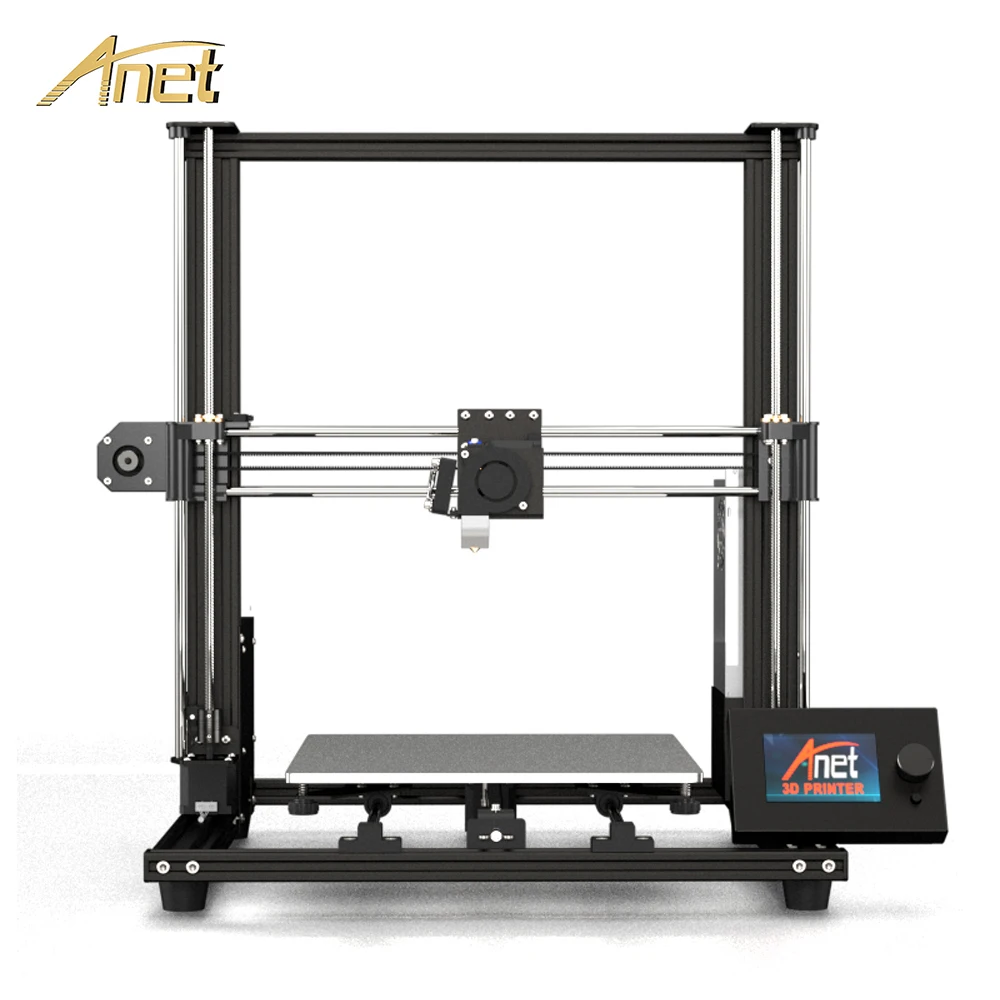 2019 جديد Anet A8 زائد ترقية 3D مجموعة الطابعة زائد حجم 300*300*350 مللي متر عالية الدقة سطح مكتب معدني 3D طابعة DIY Impresora 3D