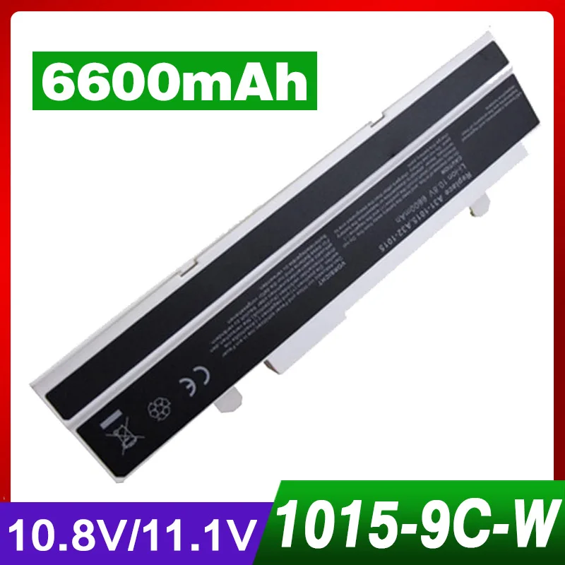 6600 мАч белый Аккумулятор для ноутбука Asus Eee PC A32-1015 1015B 1015BX 1015CX R051CX R051PEM 1015PEB A31-1015