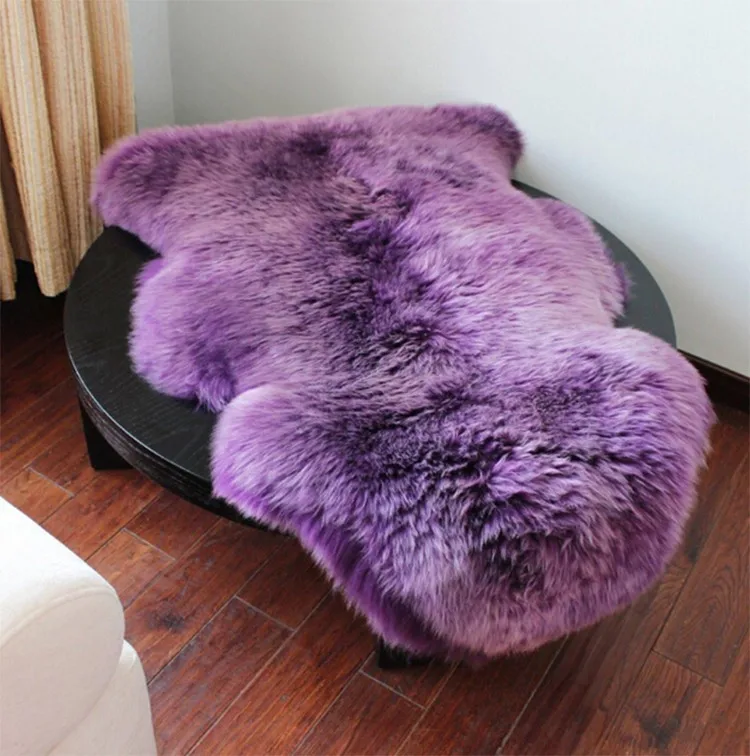 Мягкий чехол для дивана и стула, ковер для спальни из искусственной овчины, коврик для украшения дома