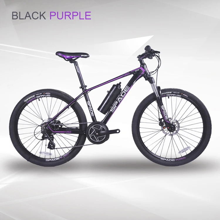 Perfect 26 / 27.5INCH electric mountain bicycle mid motor electric bi  36V lithium battery MTB bike K260 smart electric pas ebike 4