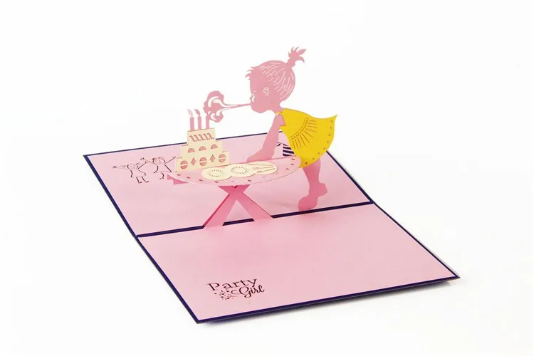 10 Teile Los Handmade Laser Cut Babyparty Einladungen Kid Birthday Gruss Geschenk Karten 3d Party Einladungs Karte Cards 3d Card Cardcard Invitation Aliexpress