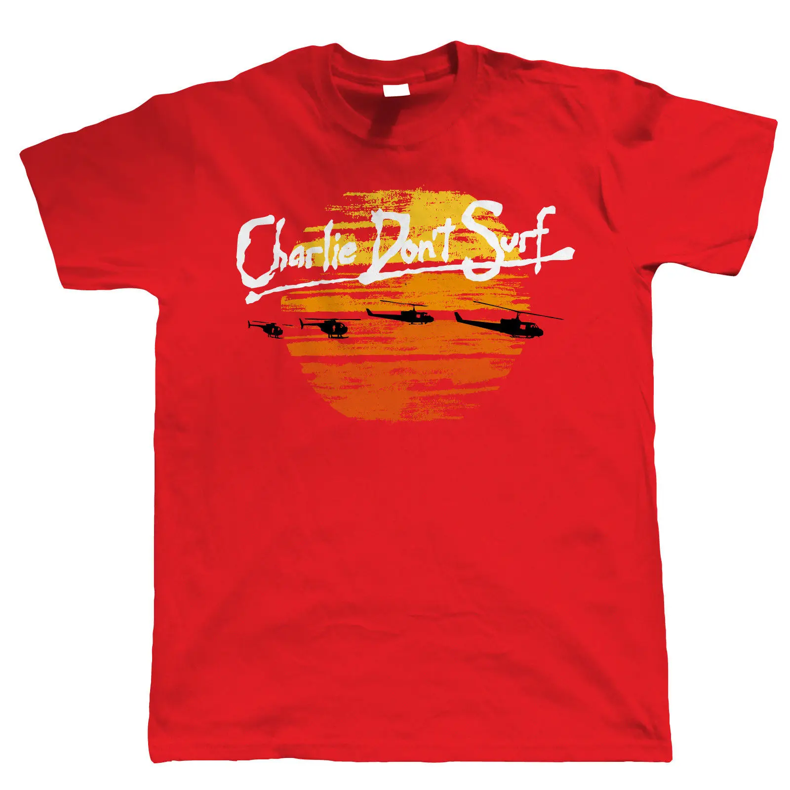 Charlie Don't Surf Mens Funny T