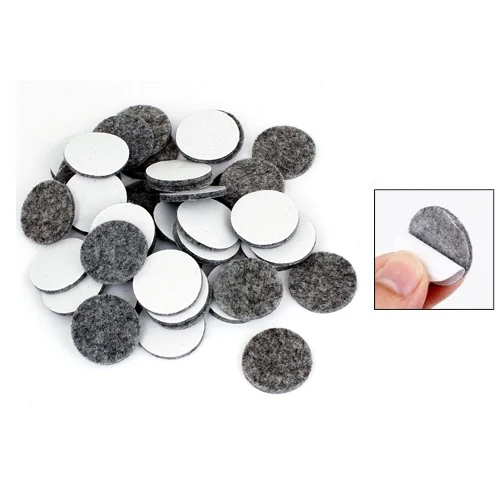 50 قطع جولة شكل الجدول كرسي الأثاث الساق حصيرة سادة الرمادي