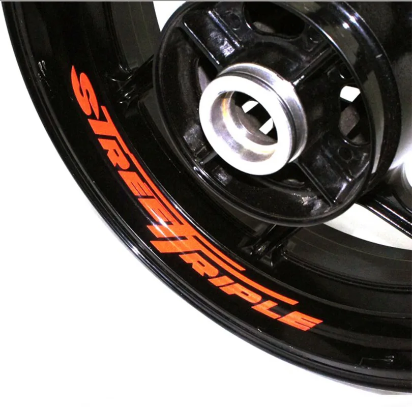 

high quality Motorcycle Wheel Sticker Decal Reflective Rim Bike Motorcycle Suitable for Triumph Street Triple