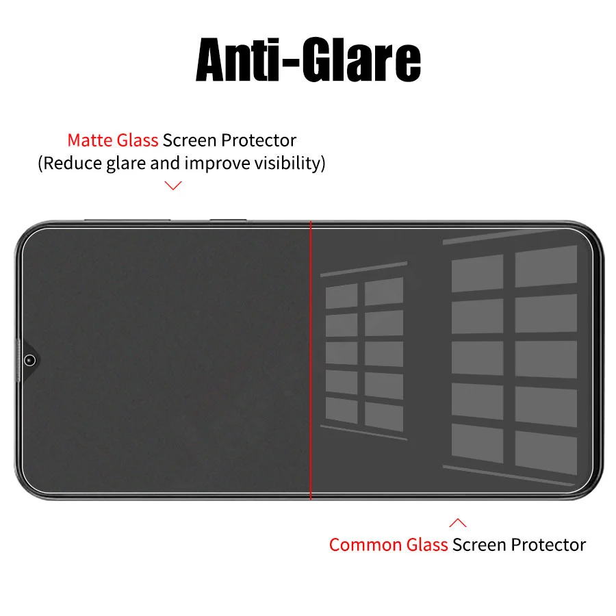 Матовая защитная пленка из закаленного стекла для Samsung Galaxy A50 A10 A20 A30 A40 A60 A70 A80 A90 M40 M20 M30 Защитная пленка с полным покрытием экрана Премиум-качества