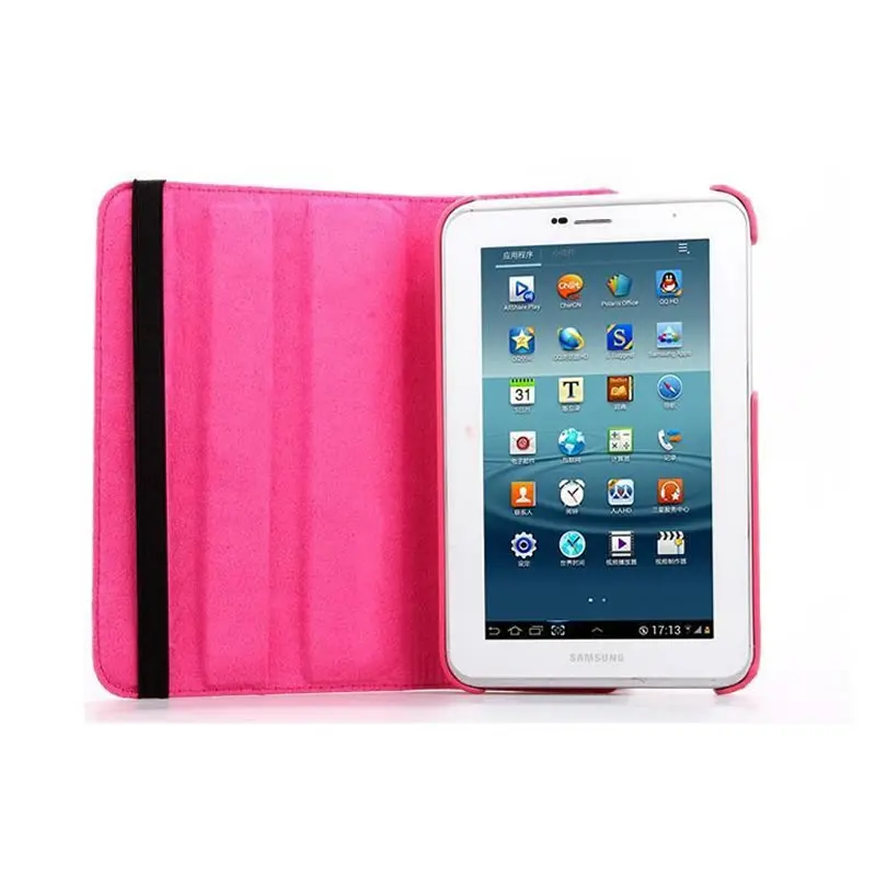 Для Samsung Galaxy Tab 2 P3100 P3110 7 дюймов чехол для планшета 360 Вращающаяся подставка Фолио