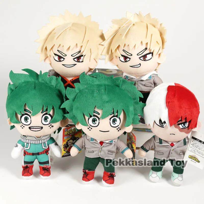 Мой герой Академии Izuku Midoriya/Bakugou Katsuki/Todoroki плюшевые игрушки куклы косплэй опора