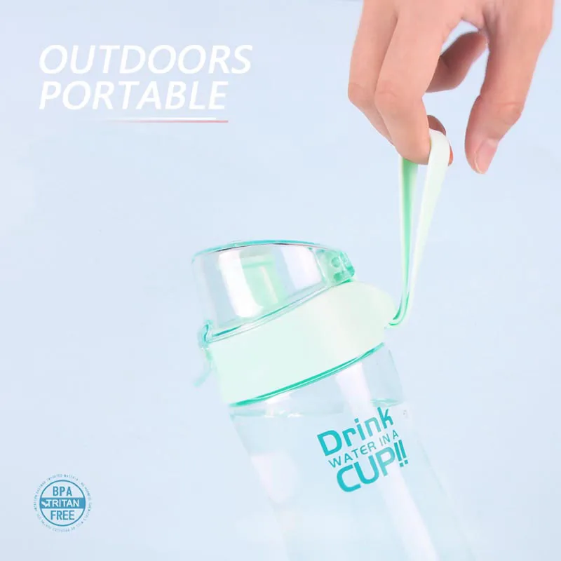 GZFUQUAN новый тип 350 мл защита от утечки без бпа Atraw Спортивная бутылка для воды