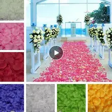 BacklakeGirls новинка, 500 шт./лот Искусственные цветы полиэстер Свадебные украшения лепестки роз к свадьбе patal цветок F1