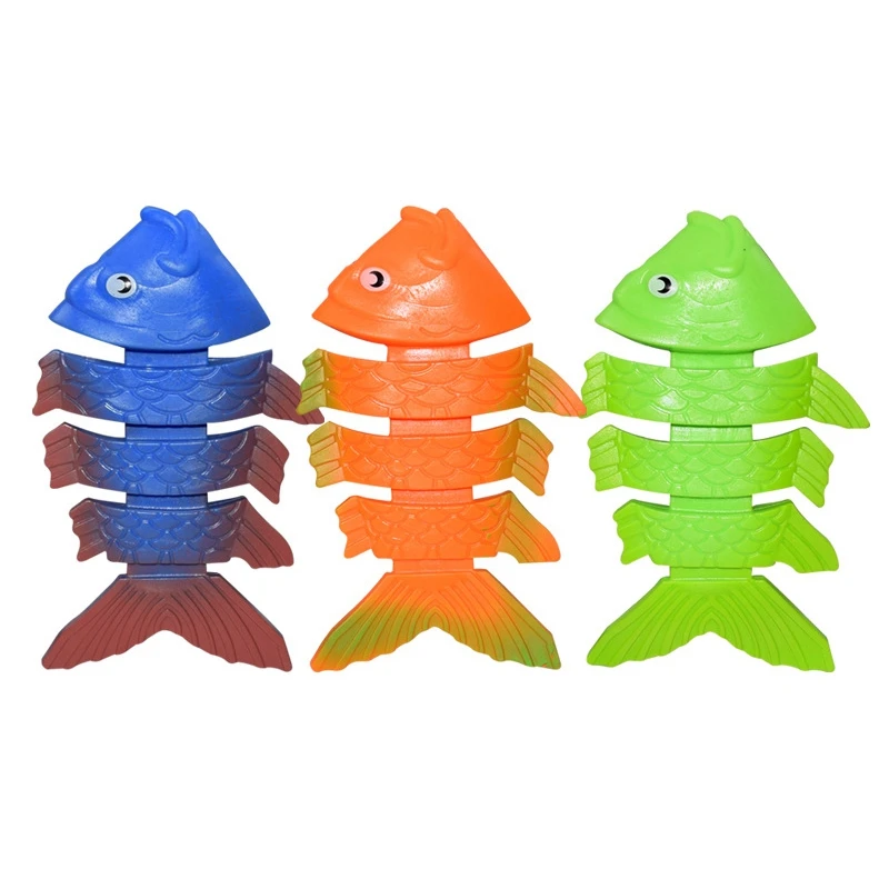 3 шт., летние игрушки для бассейна, для дайвинга, зеленые пластиковые игрушки для воды, детские игрушки для дайвинга, детские игрушки для плавания, игрушки для дайвинга, рыба Se