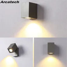 Открытый Водонепроницаемый настенный светильник IP65 5 Вт светодиодный настенный светильник Открытый украшения Спальня рядом с лампа коридор освещение сада NR-28