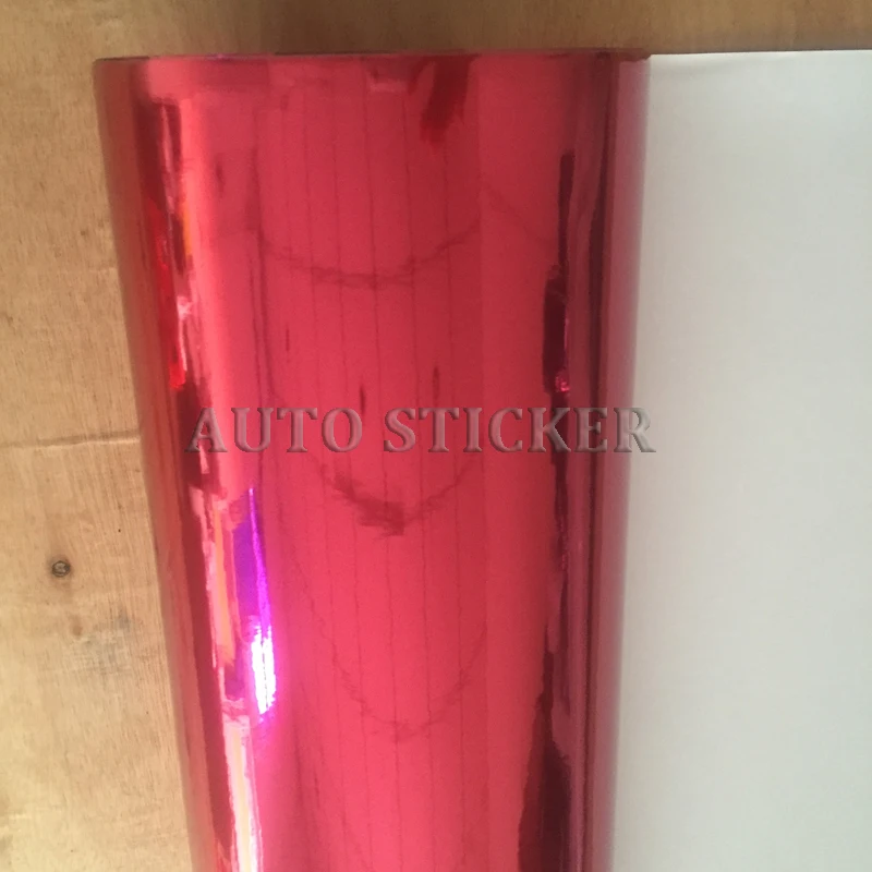rose red mirror chrome film 5
