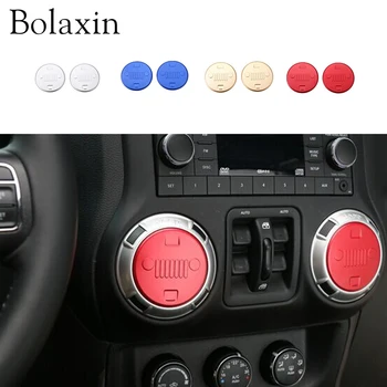 

Bolaxin 4x Interior Air Condition Outlet Vent Decorative Button Replace Car Cover Trim for Jeep Wrangler (Red&Blue&Silver&Gold)