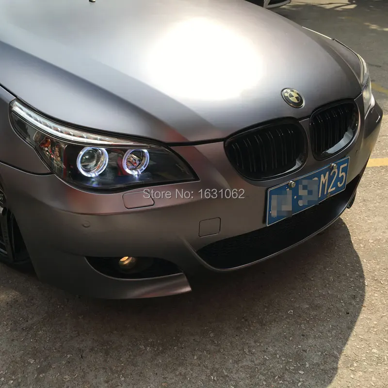 Для BMW E60 520i 523i 525i 530i светодиодный Ангельские глазки налобный фонарь 2004 по 2007 год с