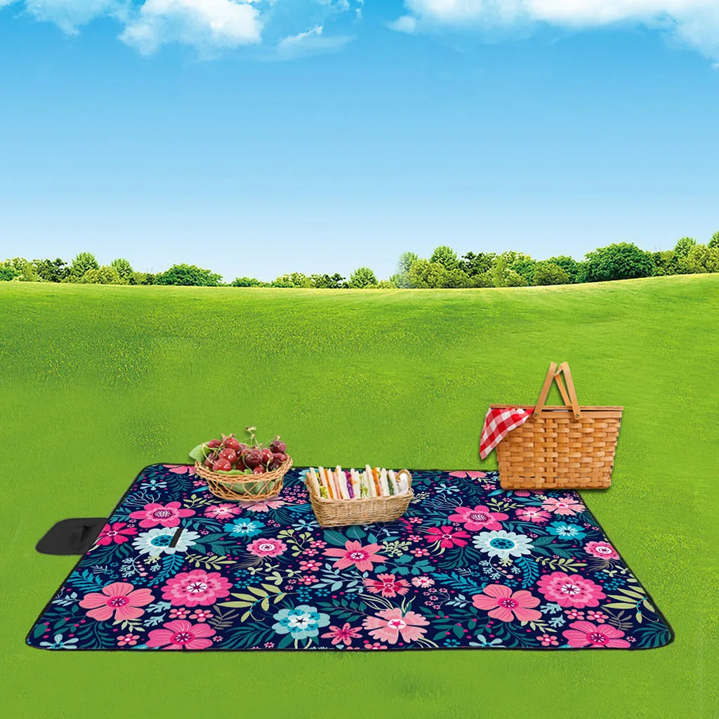 2019 عيد الفصح مقبض تصميم 3D الرقمية الطباعة كامل البوليستر أكسفورد القماش سجادة للرحلات طوي في الهواء الطلق التخييم حصيرة عالية الجودة