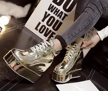 MANMAITU11-Free shipping popular Autumn&Winter shoes women ankle boots girls fashion wedges trifle short boots round toe gold