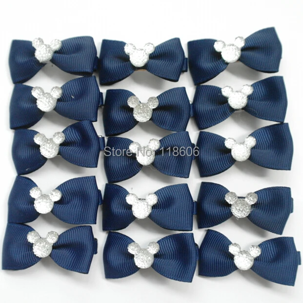 Minnie Mouse sparkle resin flat back diamante glitter dummy hair bow3.jpg
