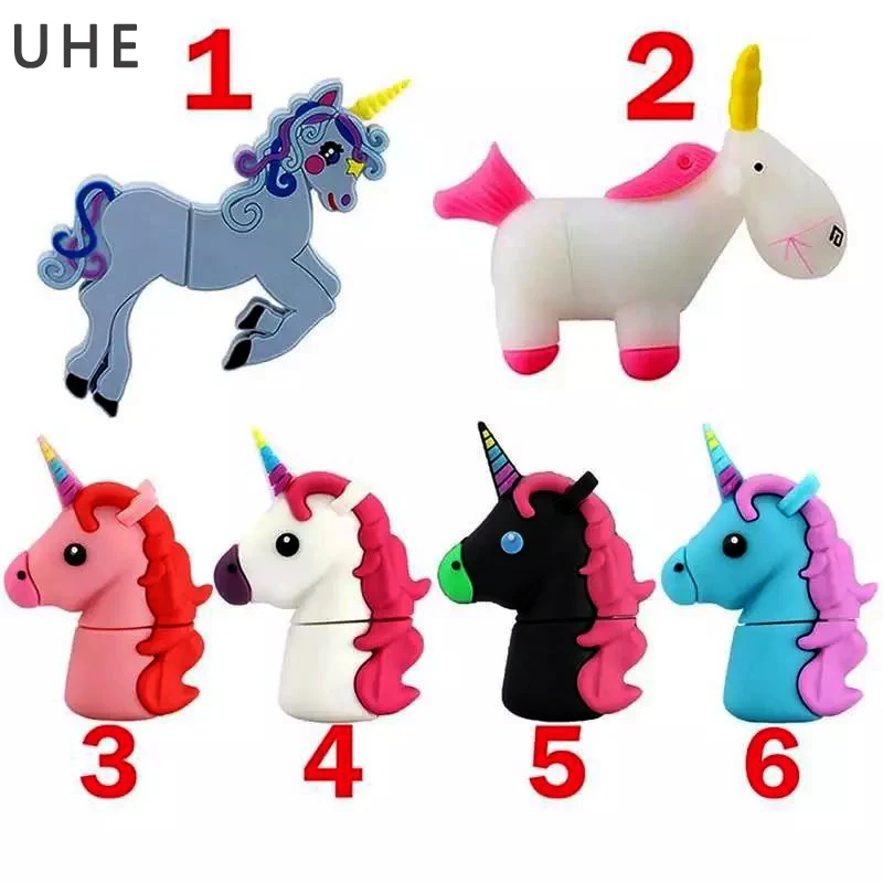 Pendrive cartoon unicorn usb flash drive 4GB 8GB 16GB 32GB 64GB all kinds of style memory stick u disk ceative gift pen drive Pendrive cartoon unicorn usb flash drive 4GB 8GB 16GB 32GB 64GB all kinds of style memory stick u disk ceative gift pen drive